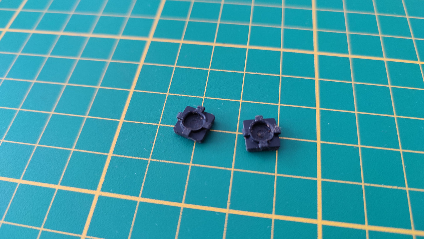 Lot x2 supports caoutchouc pièce détachée console de jeux Sony Playstation 2 Ps2 slim SCPH-70004 #B23