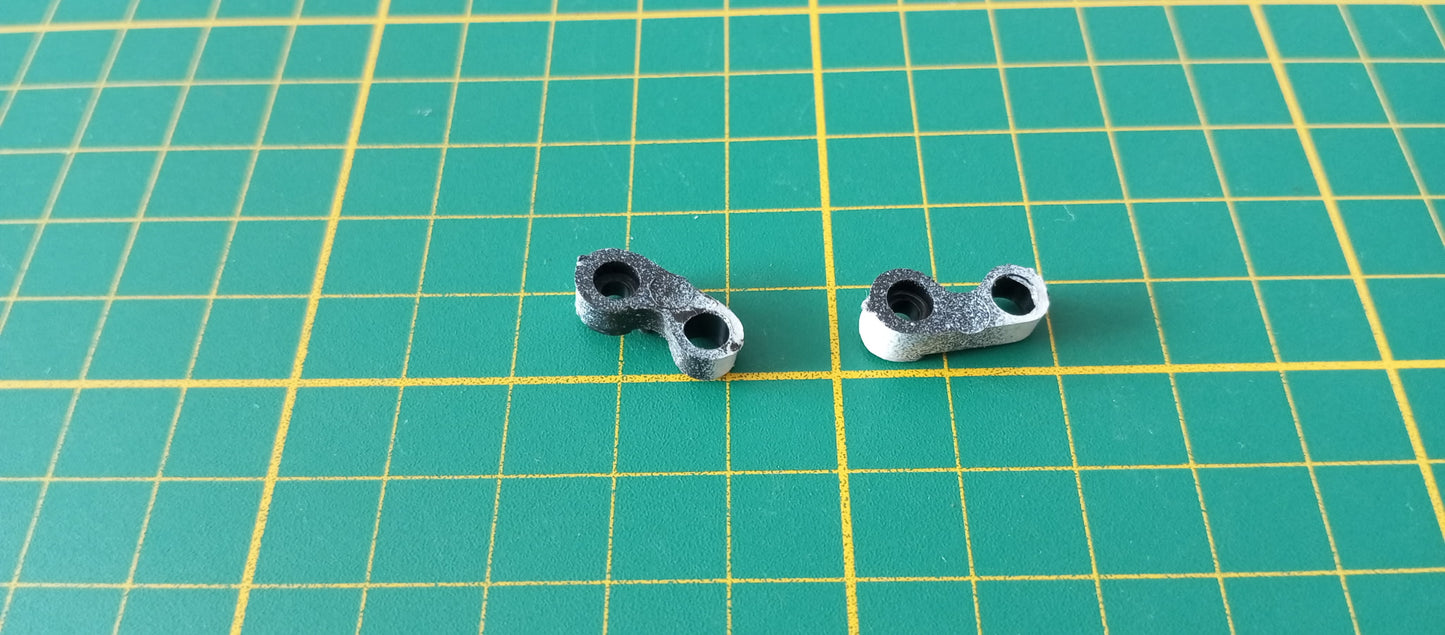 Lot x2 supports fixation porte pièce détachée miniature Jouef evolution Ferrari 330 P4 1/18 1/18e 1/18ème #E70