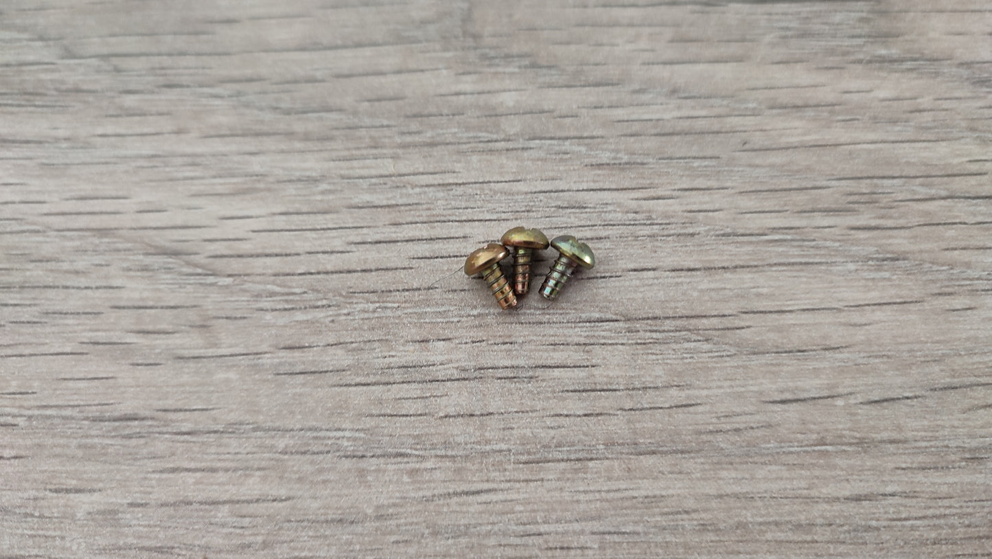 Lot x3 visserie châssis port manette pièce détachée console de jeux Sony Playstation 1 Ps1 SCPH-1002 #D13