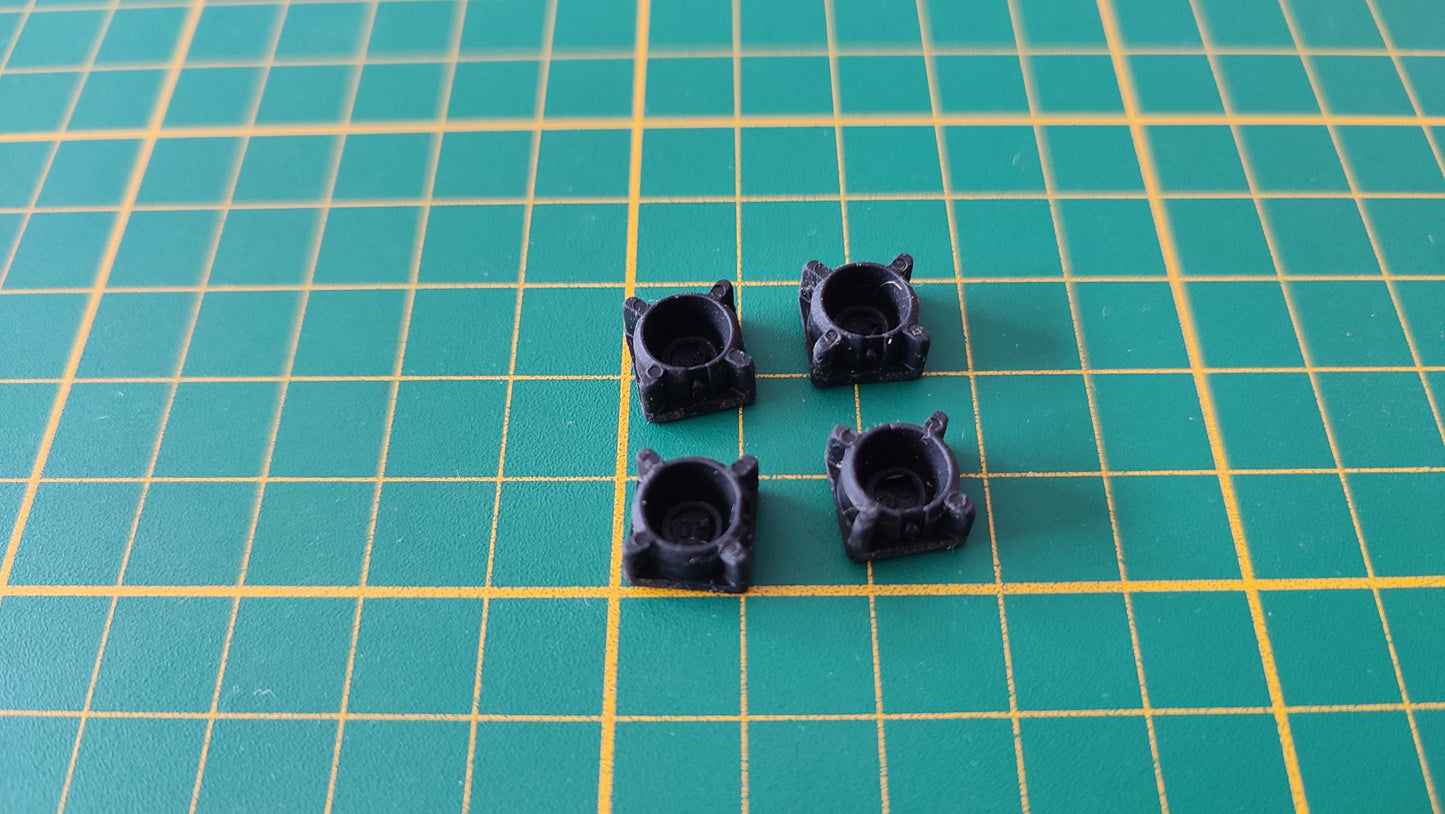 Lot x4 plots caoutchouc pièce détachée console de jeux Sony Playstation 2 Ps2 SCPH-50004 #D23