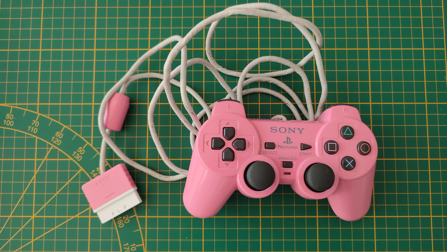 Manette ps2 rose SCPH-10010 pièce détachée console de jeux Sony Playstation 2 Ps2 SCPH-77004 #D43