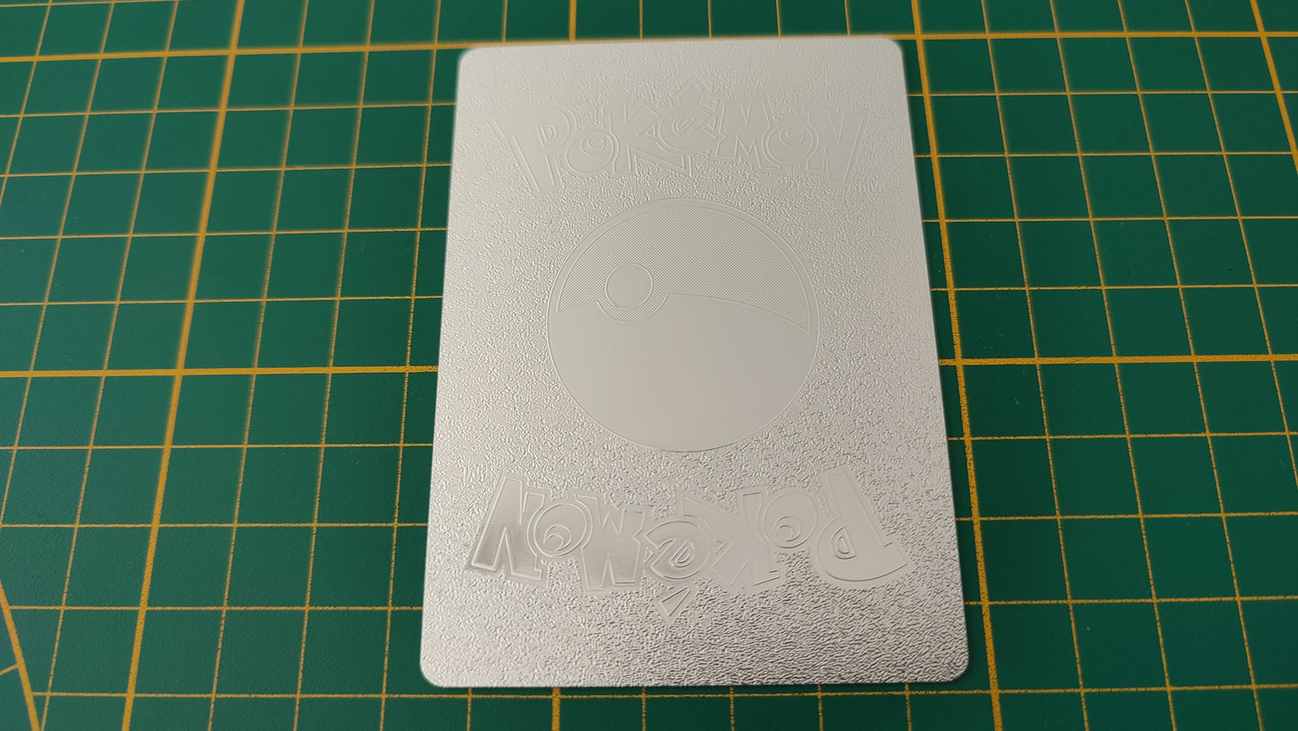 Mimikyu Vmax carte illustration Pokémon cosplay couleur argent anglaise #SP