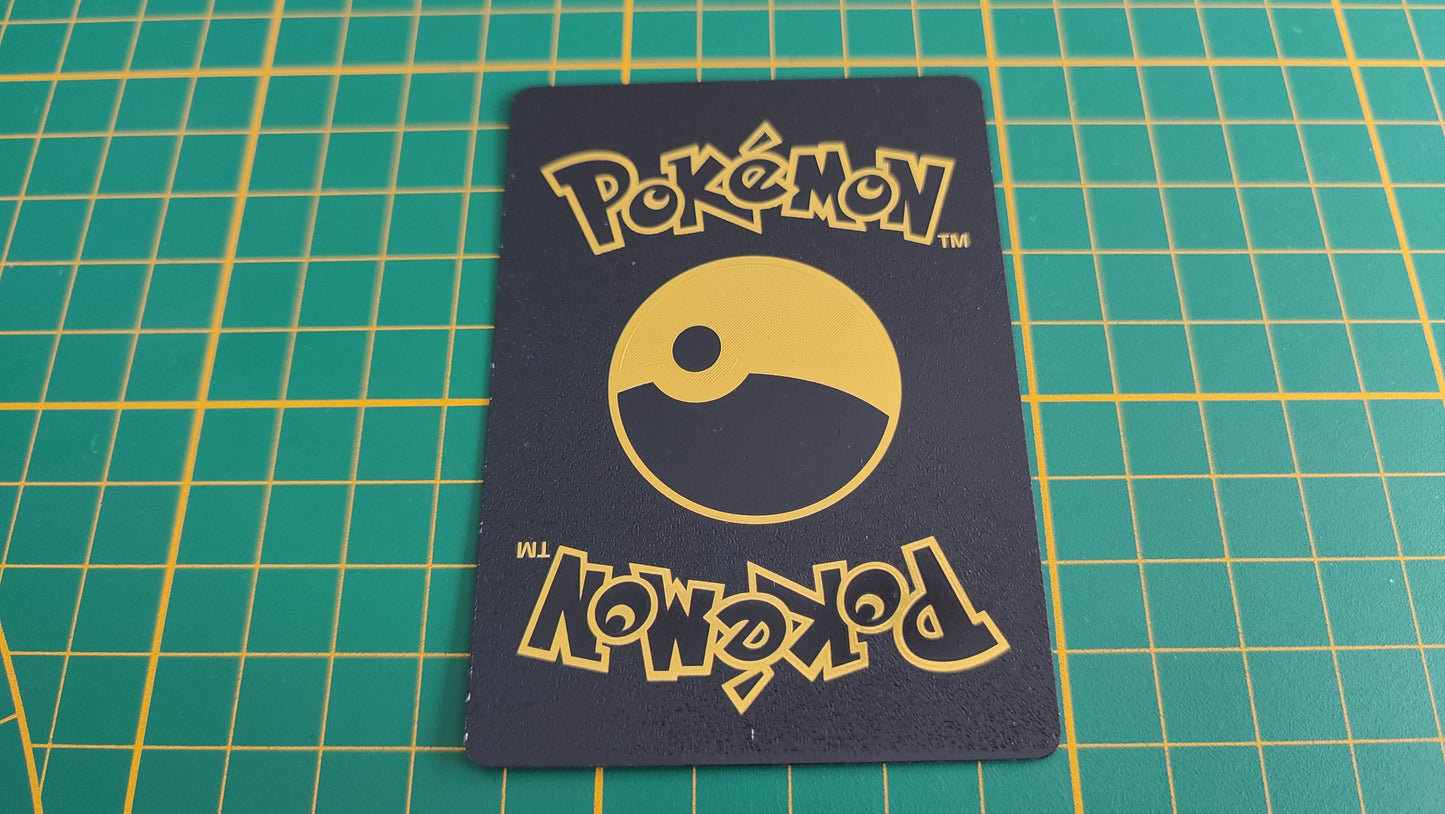 Monthracite Vmax carte illustration Pokémon cosplay couleur noir française #C18