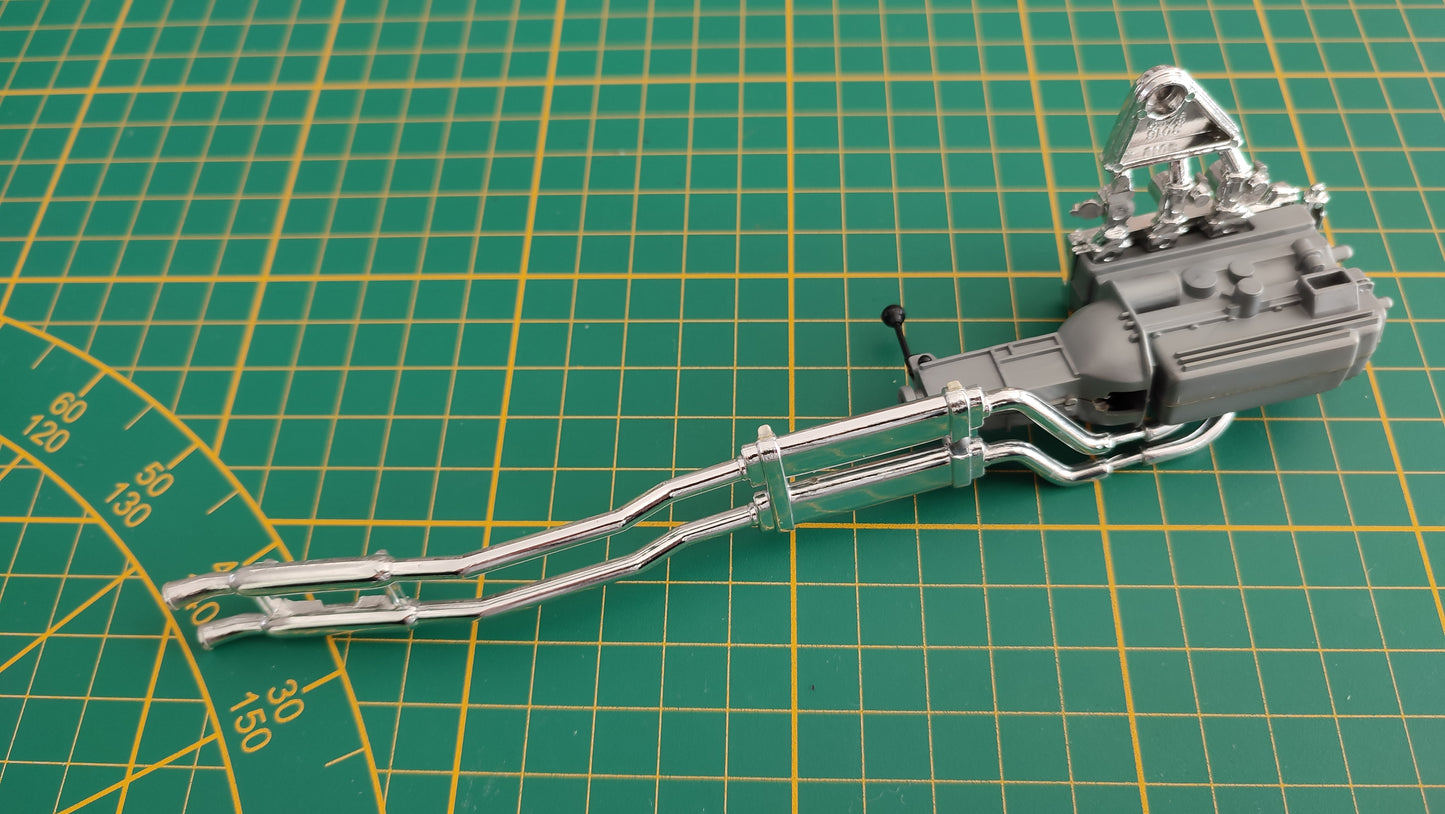 Moteur pièce détachée miniature Bburago Burago Jaguar type E 1961 1/18 1/18e 1/18ème #C64