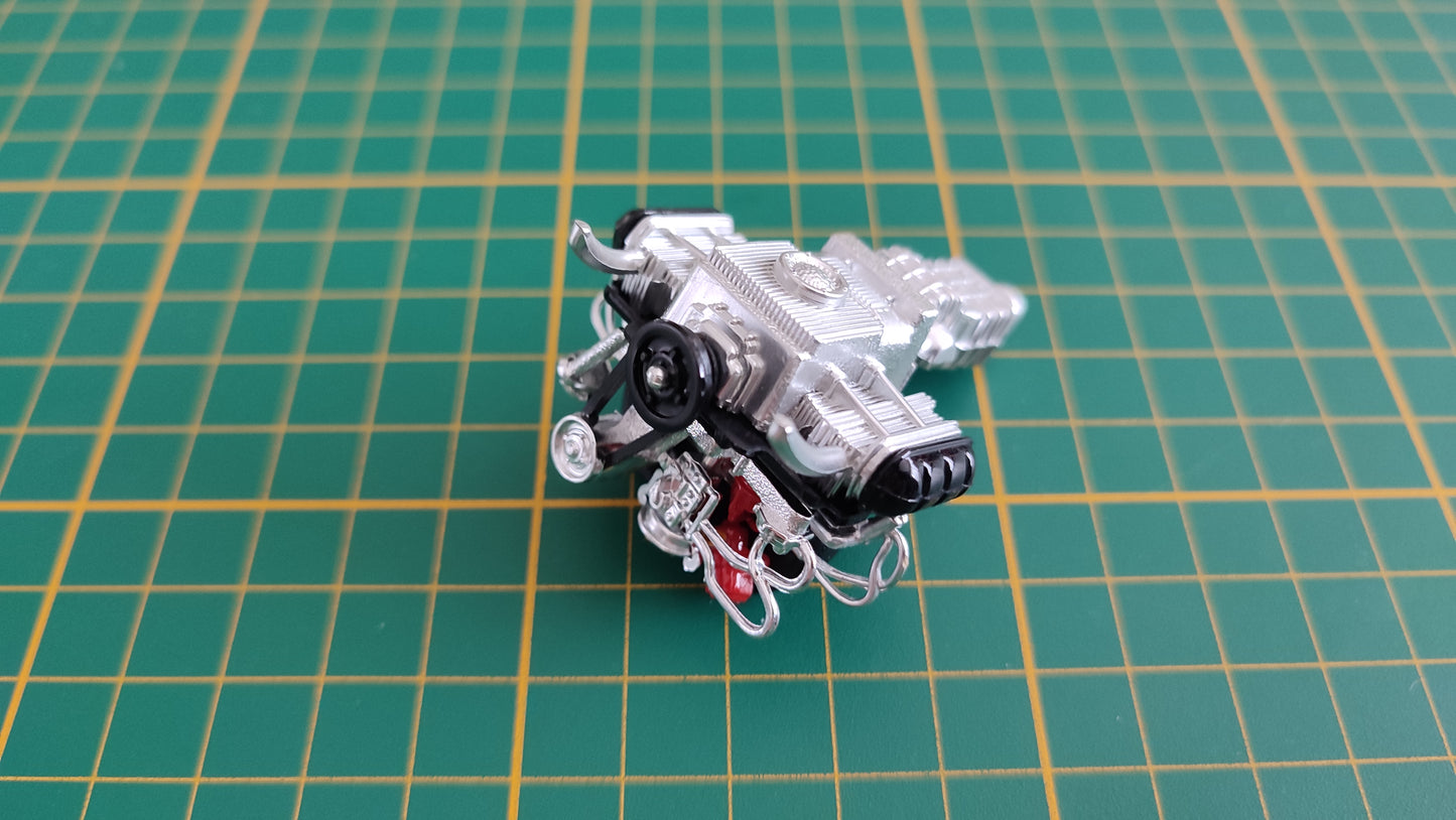 Moteur seul pièce détachée miniature Burago Bburago Volkswagen Beetle 1955 1/18 1/18e 1/18ème #C59