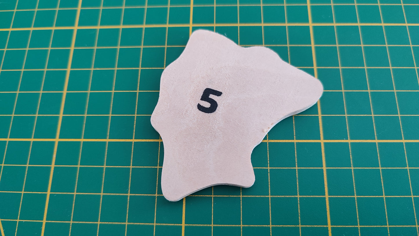 Motif animal n°7 pièce détachée jeu de société Playtive Jeu de pêche à la ligne #C67