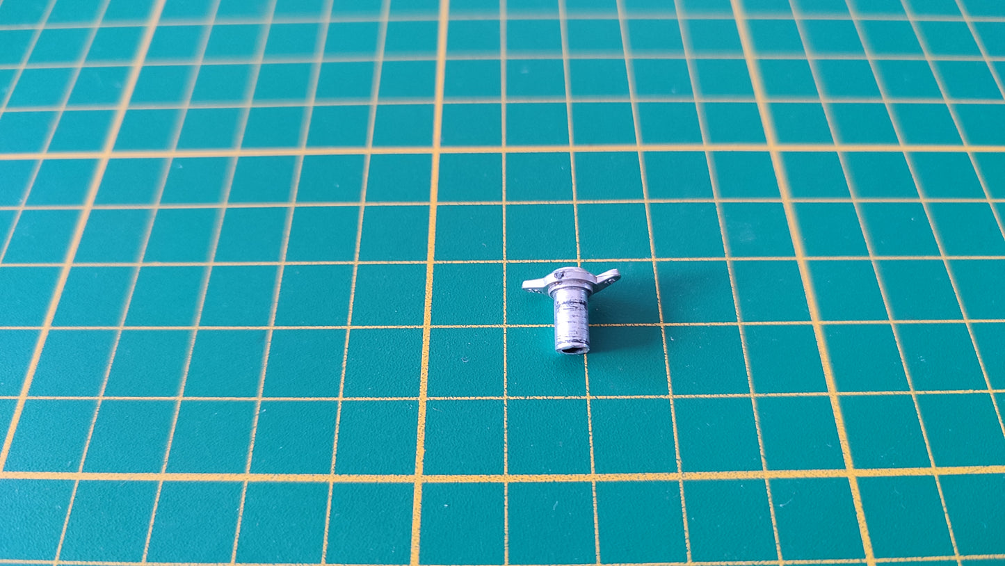 Moyeu axe de roue pièce détachée miniature Bburago Burago Jaguar type E 1961 1/18 1/18e 1/18ème #D33