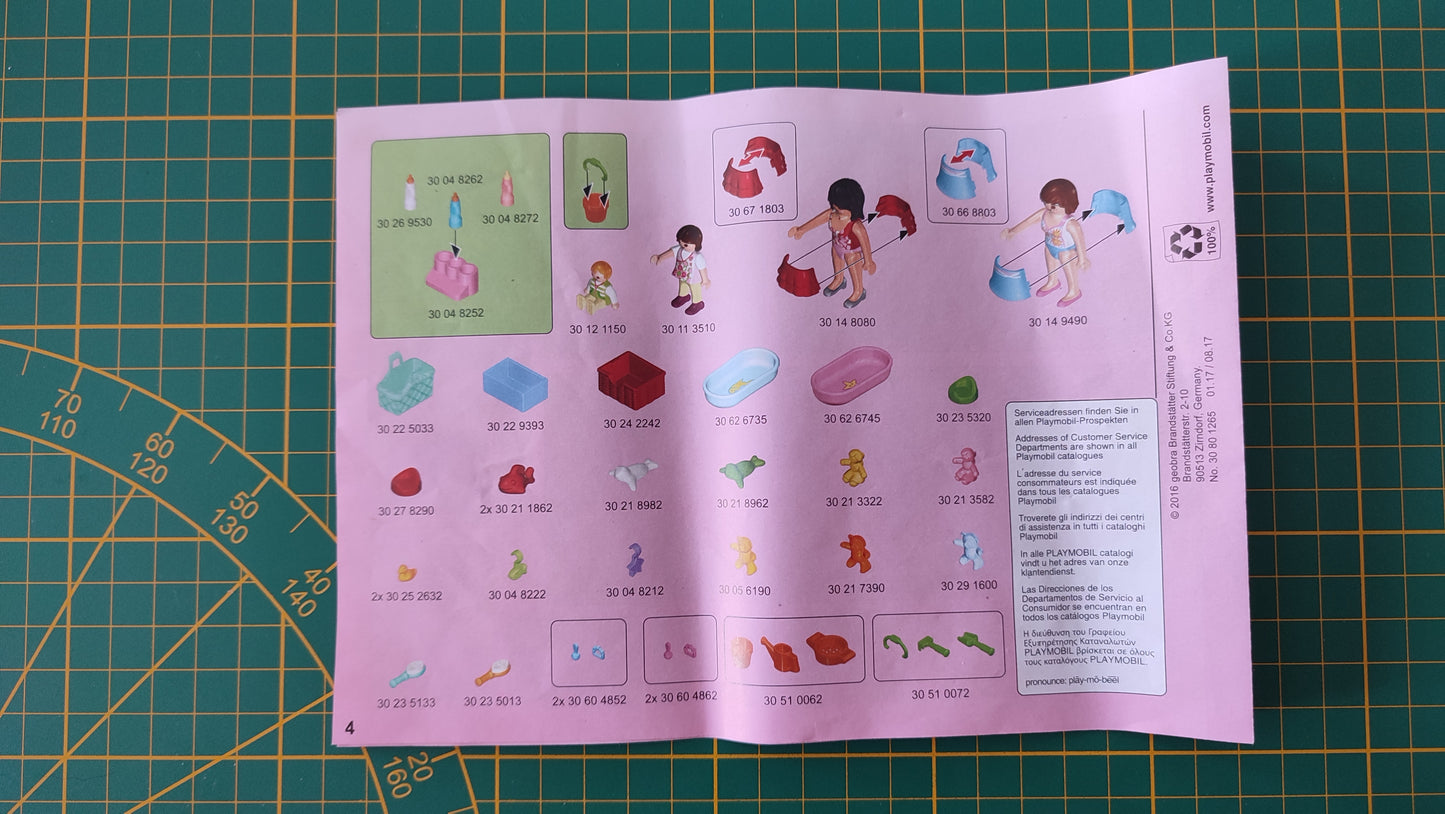 Notice set Playmobil 9079 Magasin pour bébés pièce détachée Playmobil #B90