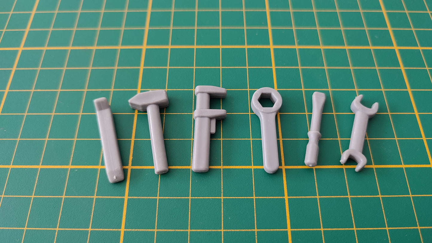 Outils de réparation pour automobile référence 30 60 0530 pièce détachée Playmobil #C05