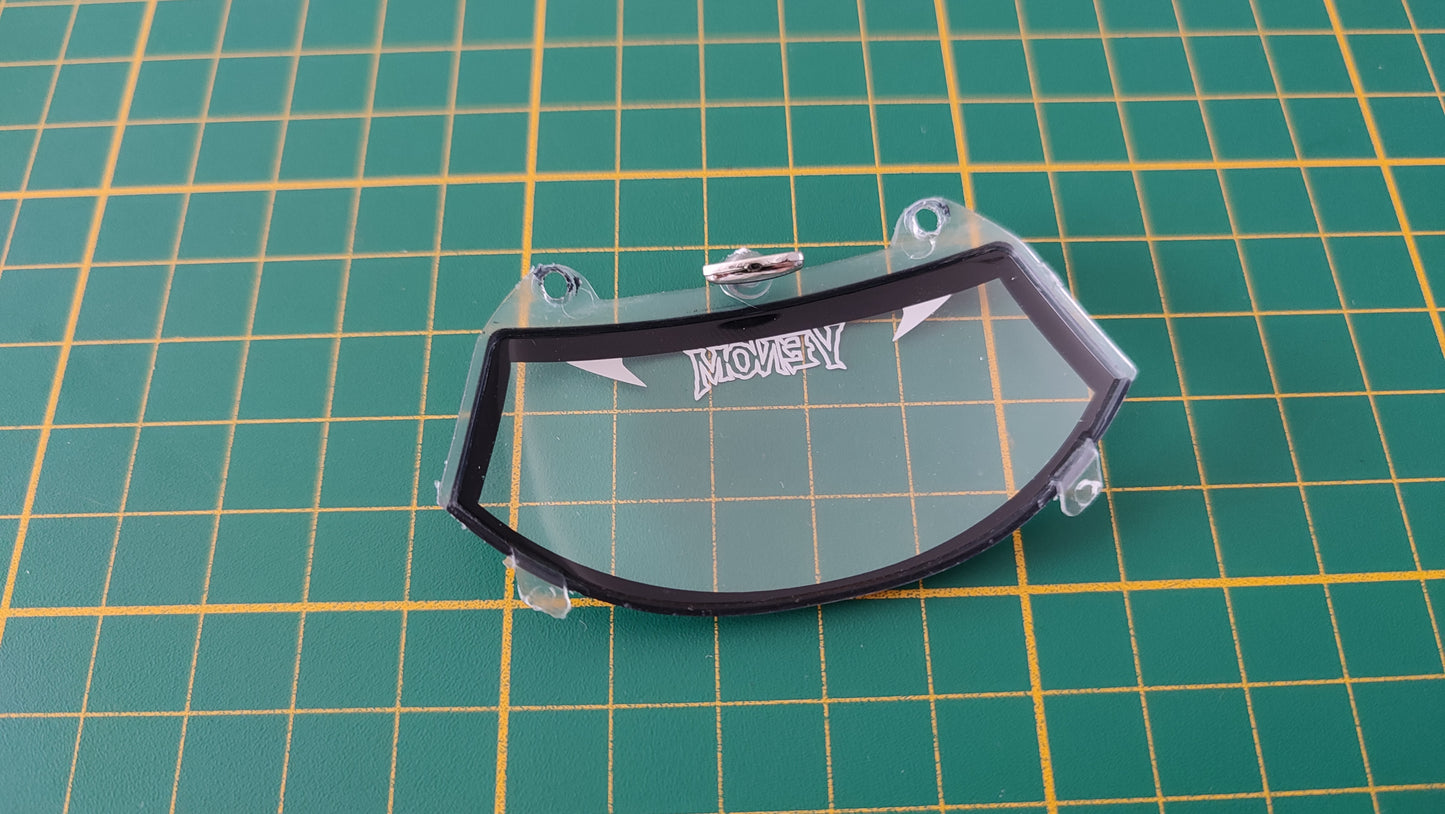 Pare-brise avant pièce détachée miniature Jada Toys Dodge Viper SRT10 2008 1/24 1/24e 1/24ème #E24