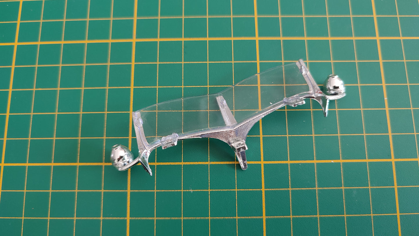 Pare-brise pièce détachée miniature Mercedes Benz 500 K Roadster 1936 Bburago Burago 1/20 1/20e 1/20eme #D02