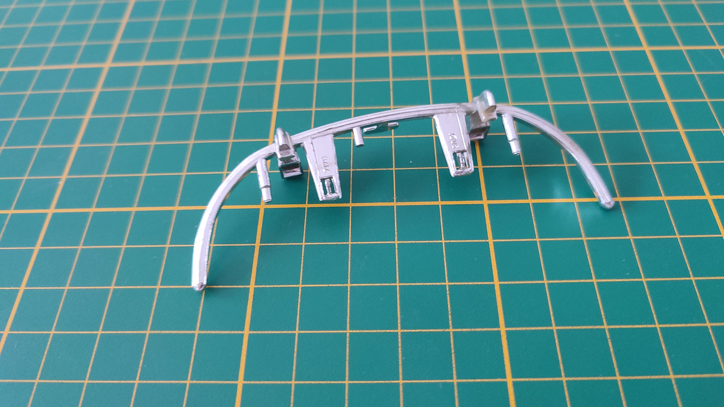 Pare-chocs arrière pièce détachée miniature Bburago Burago Porsche 356B 1961 1/18 1/18e 1/18ème #B99