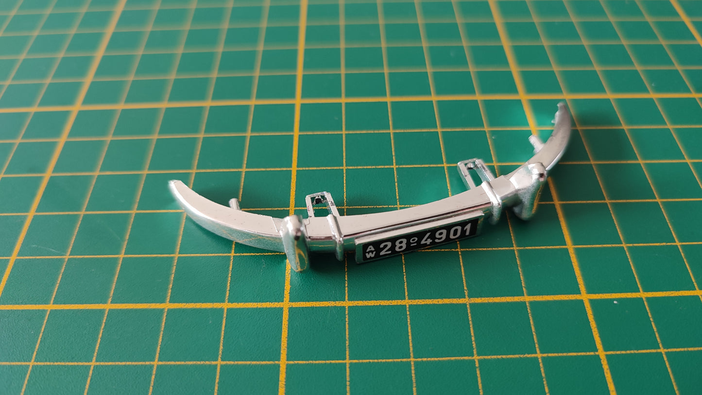 Pare-chocs arrière pièce détachée miniature Burago Mercedes 300 SL 1954 1/18 1/18e #D85