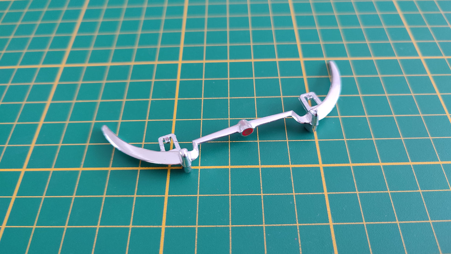 Pare-chocs avant pièce détachée miniature Bburago Burago Jaguar type E 1961 1/18 1/18e 1/18ème #C35