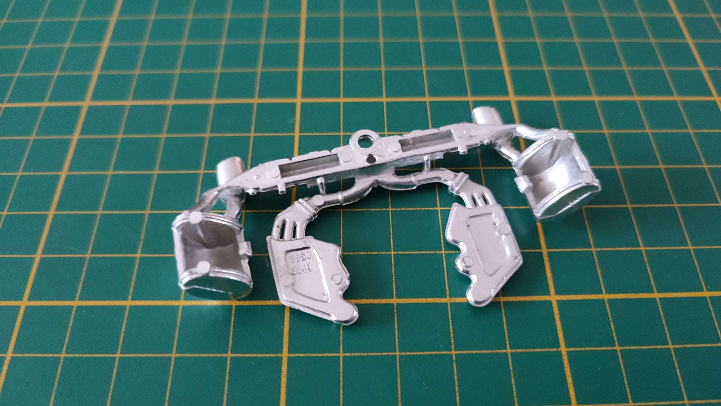 Partie moteur 3 pièce détachée miniature Bburago burago Porsche 911 Carrera 1993 rouge 1/18 1/18e 1/18ème #D56