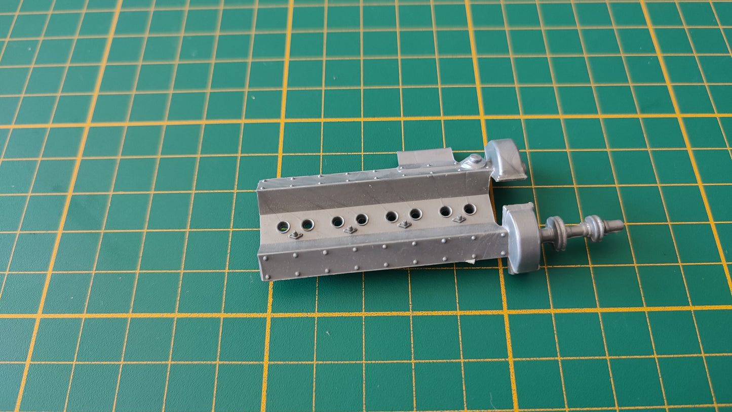 Partie moteur pièce détachée miniature Bburago Burago Bugatti type 59 1934 1/18 1/18e 1/18ème #D95