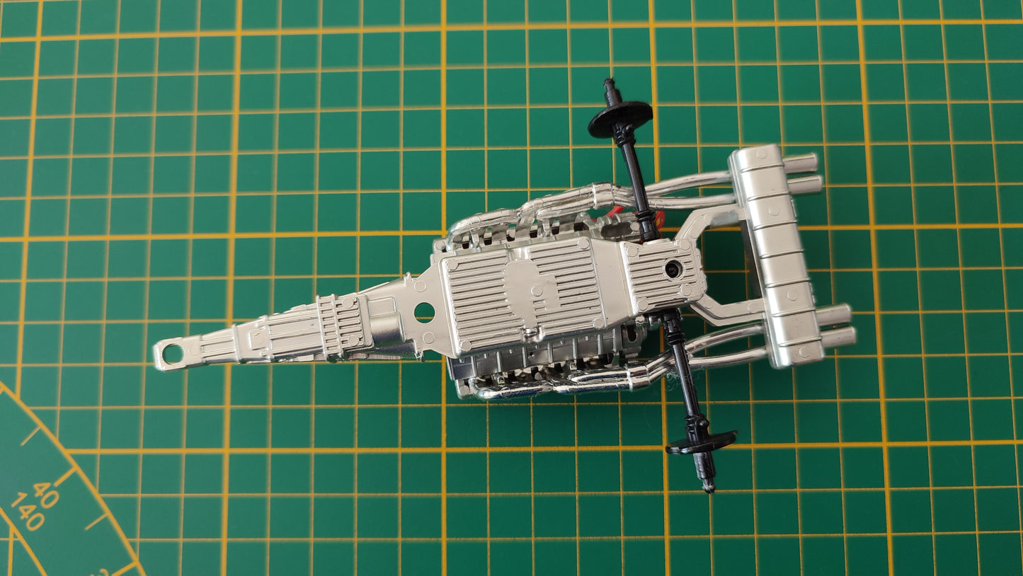 Partie moteur pièce détachée miniature Burago Bburago Lamborghini Countach 1988 1/18 1/18e 1/18ème #C77