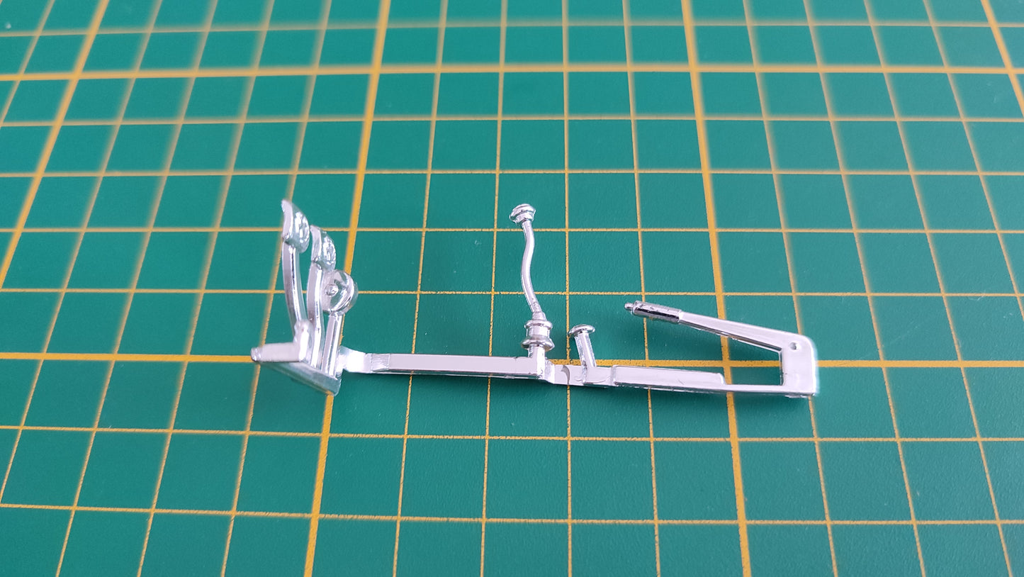 Pédalier + levier de vitesse pièce détachée miniature Burago Bburago Volkswagen Beetle 1955 1/18 1/18e 1/18ème #C59