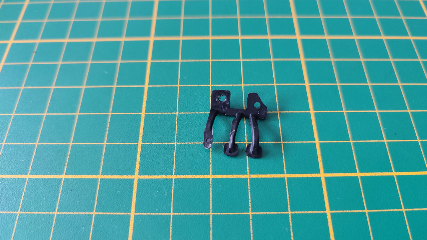 Pédalier pièce détachée miniature Norev Peugeot 206 gti street racer 1/18 1/18e 1/18ème #D27