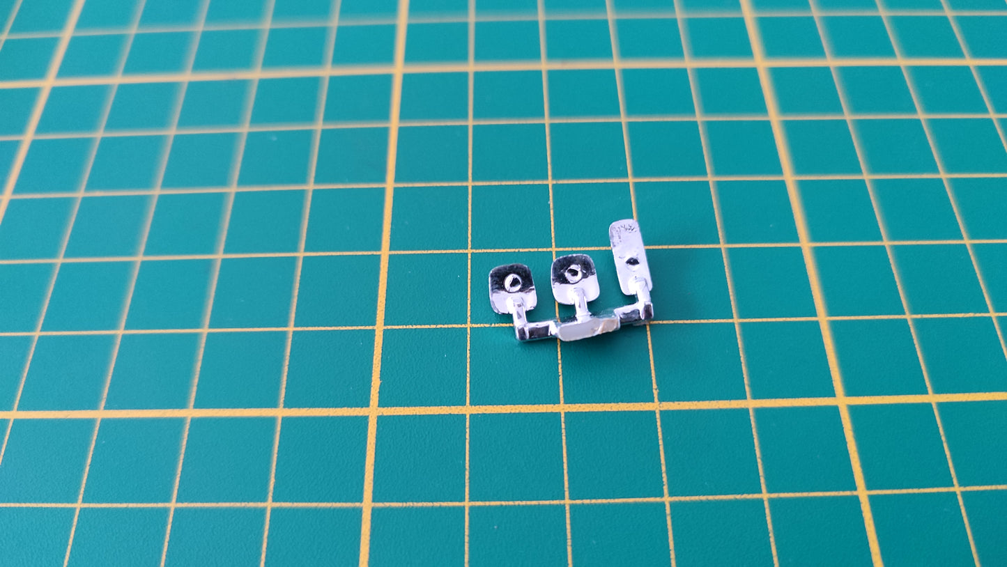 Pédalier pièce détachée miniature Solido Peugeot 206 cc 1/18 1/18e 1/18ème #C13