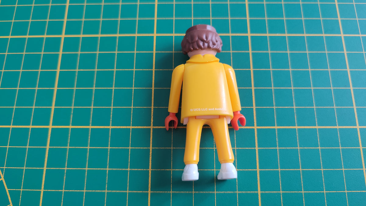 Personnage homme adulte Marty jaune référence 30009504 pièce détachée Playmobil #E75