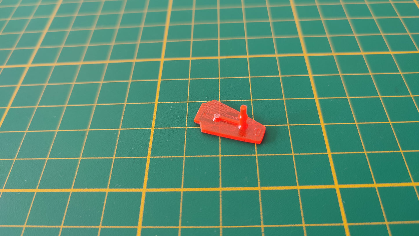 Phare arrière droit pièce détachée miniature Burago Bburago Lamborghini Countach 1988 1/18 1/18e 1/18ème #C77