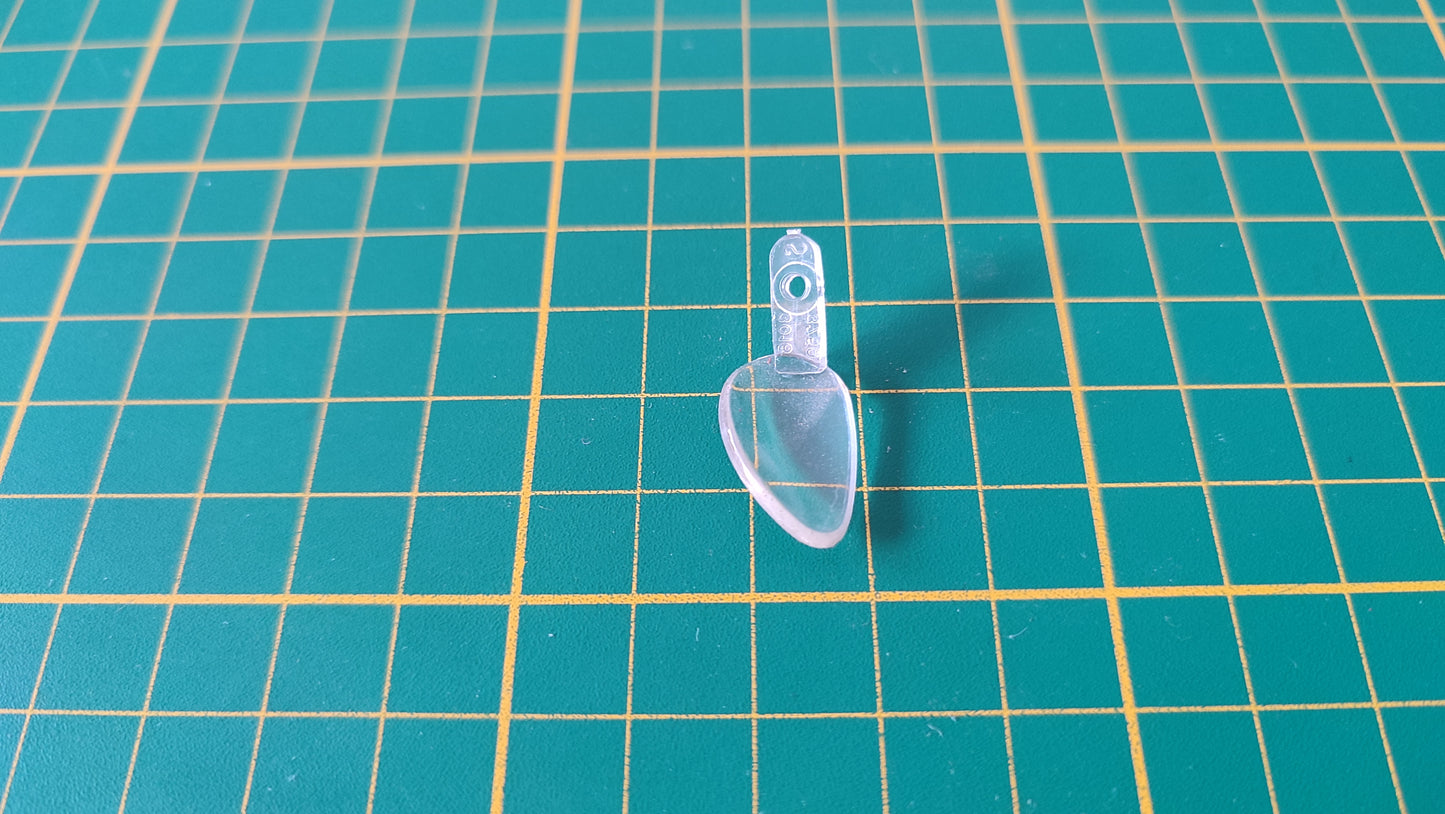 Phare avant gauche pièce détachée miniature Bburago Burago Jaguar type E 1961 1/18 1/18e 1/18ème #D33