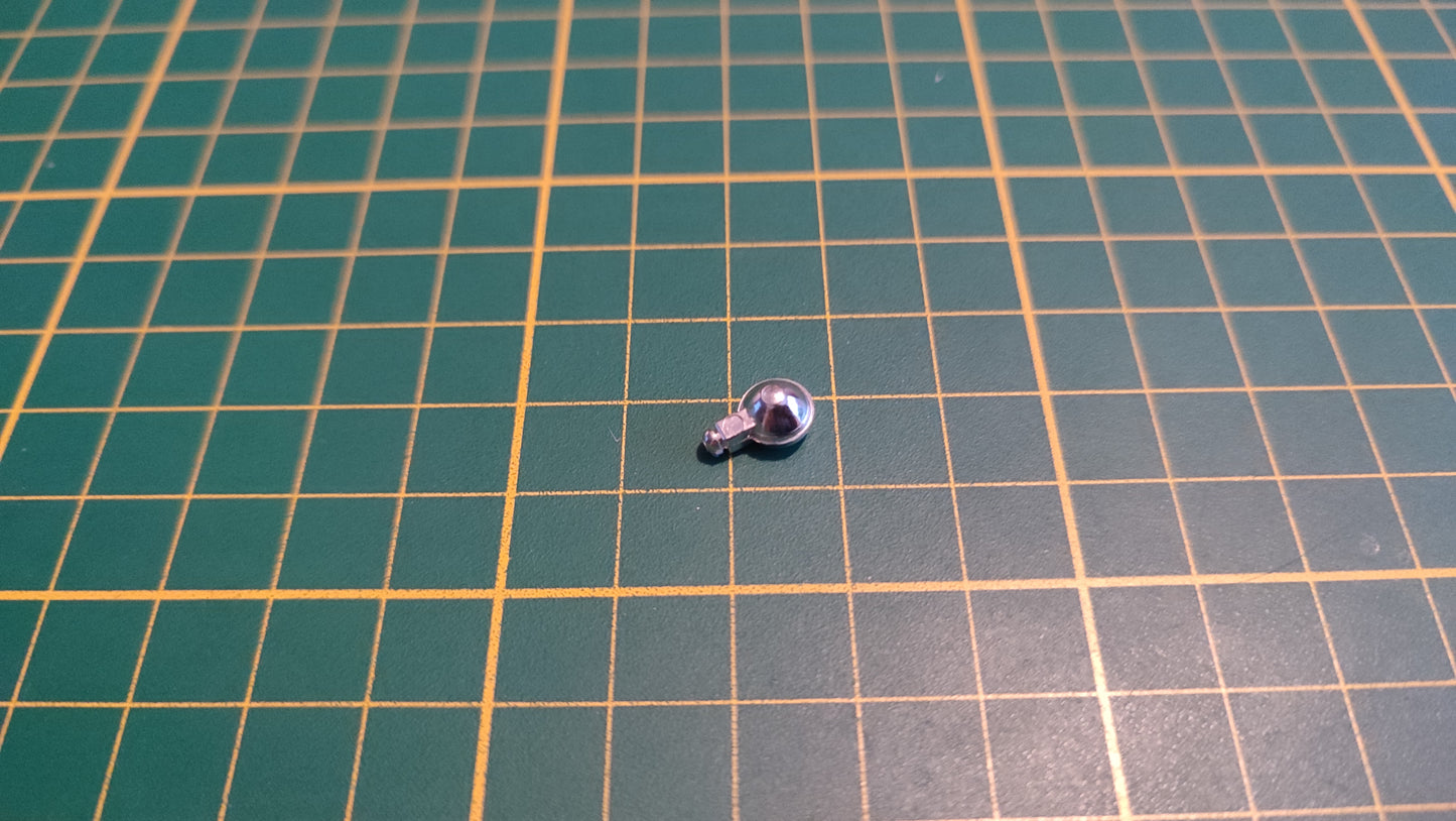 Phare extérieur pièce détachée miniature Bburago Burago Alfa Romeo 2300 spider 1932 1/18 1/18e 1/18ème #D37