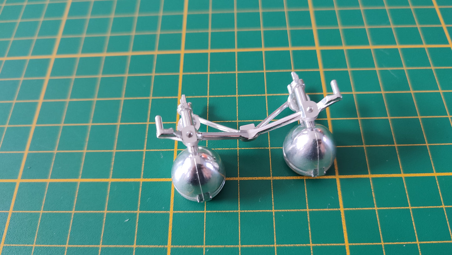 Phares avant pièce détachée miniature Bburago burago Jaguar SS100 1937 1/18 1/18e 1/18ème #D57