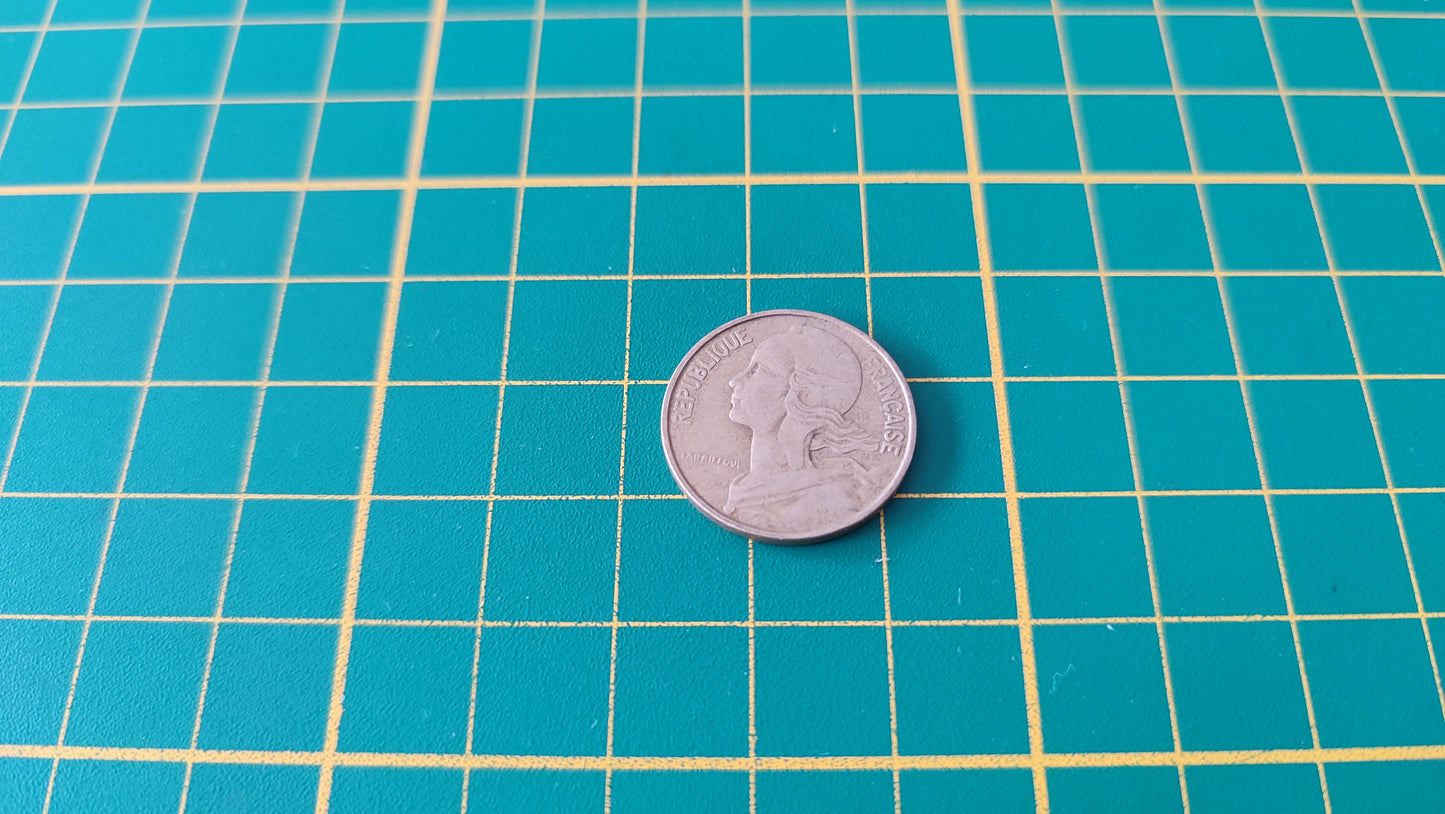 Pièce de 10 ct centimes de franc 1963 pièce de monnaie #SPDF