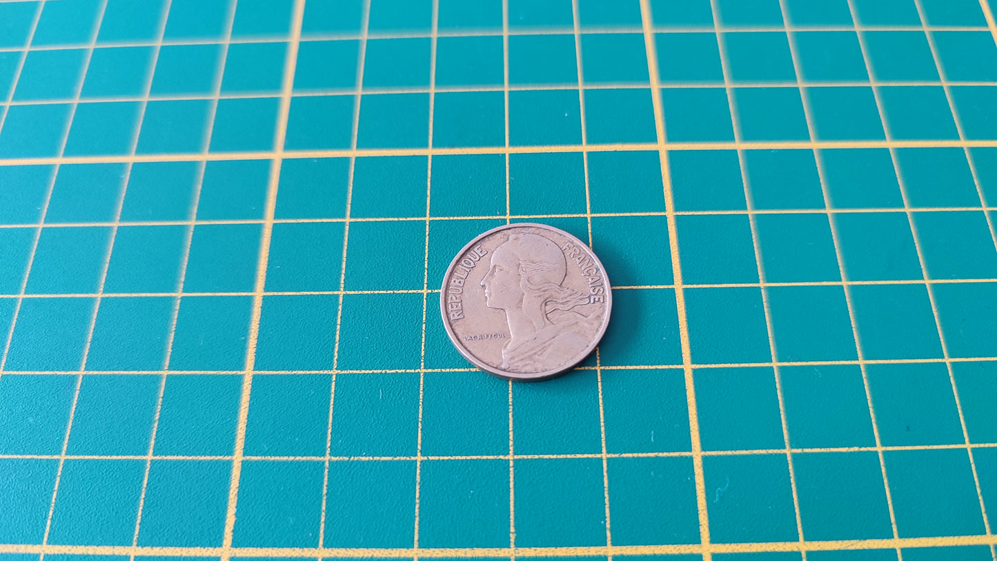 Pièce de 10 ct centimes de franc 1972 pièce de monnaie #SPDF