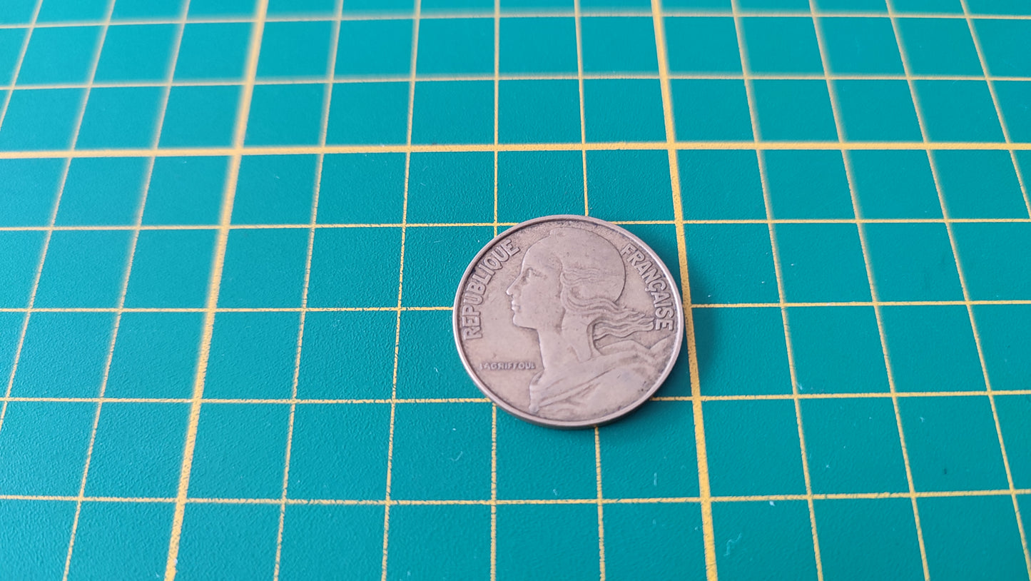 Pièce de 20 ct centimes de franc 1974 pièce de monnaie #SPDF