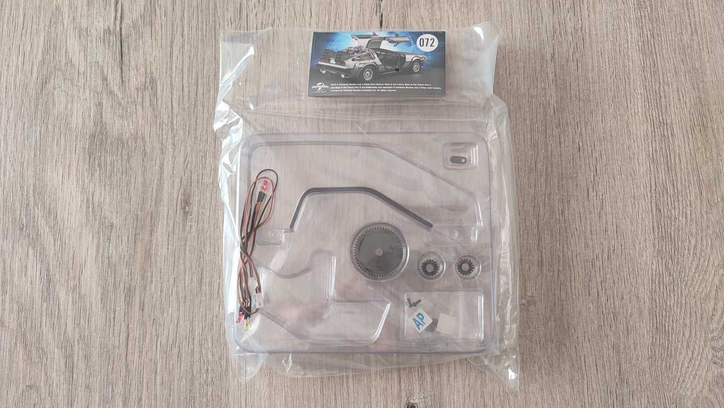 Pièce du fascicule n°72 pièce détachée DeLorean Retour vers le Futur Eaglemoss 1/8 #E76