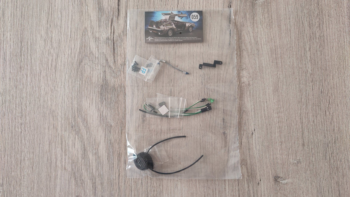 Pièces seule sans fascicule n°59 pièce détachée DeLorean Retour vers le Futur Eaglemoss 1/8 #E76