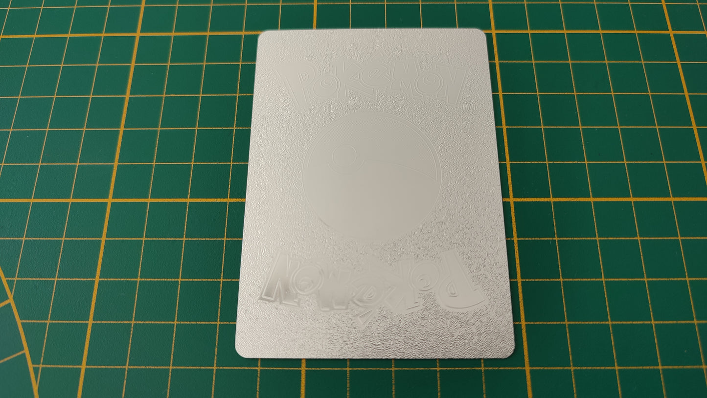 Pikachu Vmax 044/185 carte illustration Pokémon cosplay couleur argent anglaise #SP