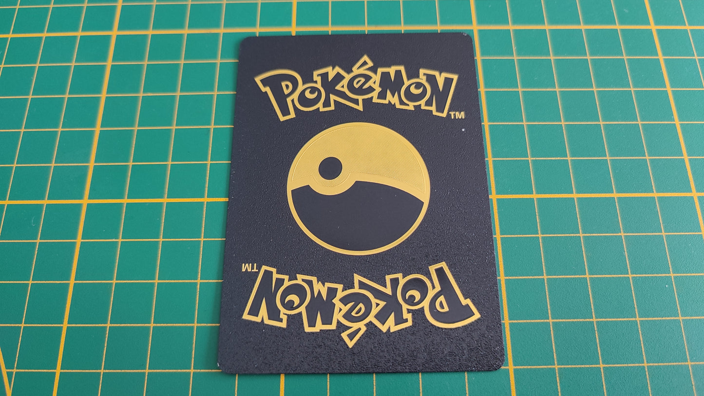 Pikachu Vmax carte illustration Pokémon cosplay couleur noir française #C18