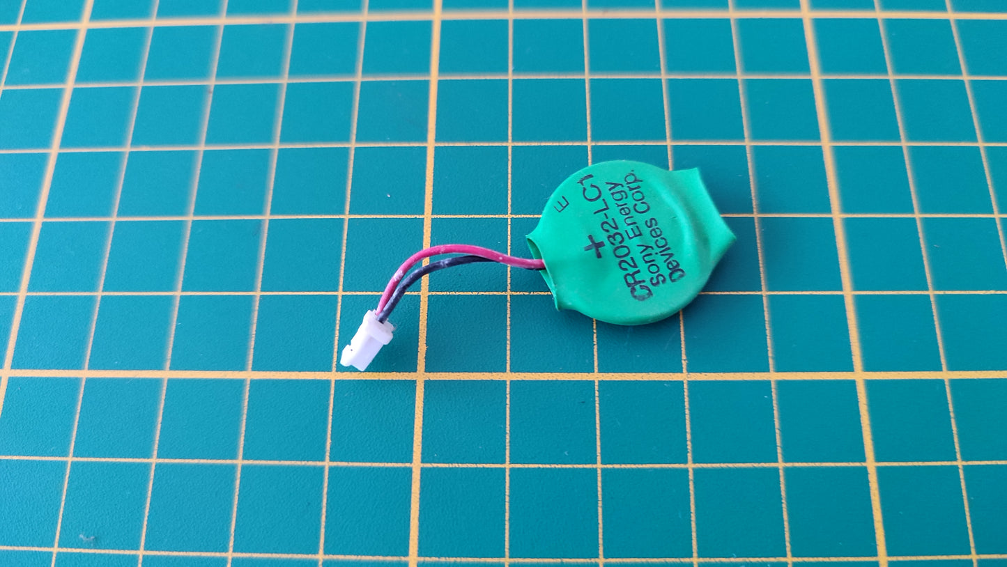 Pile interne CR2032-LC1 pièce détachée console de jeux Sony Playstation 2 Ps2 slim SCPH-70004 #B23