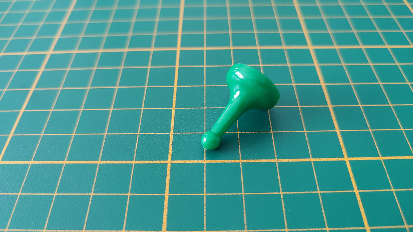 Pion vert docteur Olive en l'état Cluedo miro-meccano pièce détachée jeu de société #E26