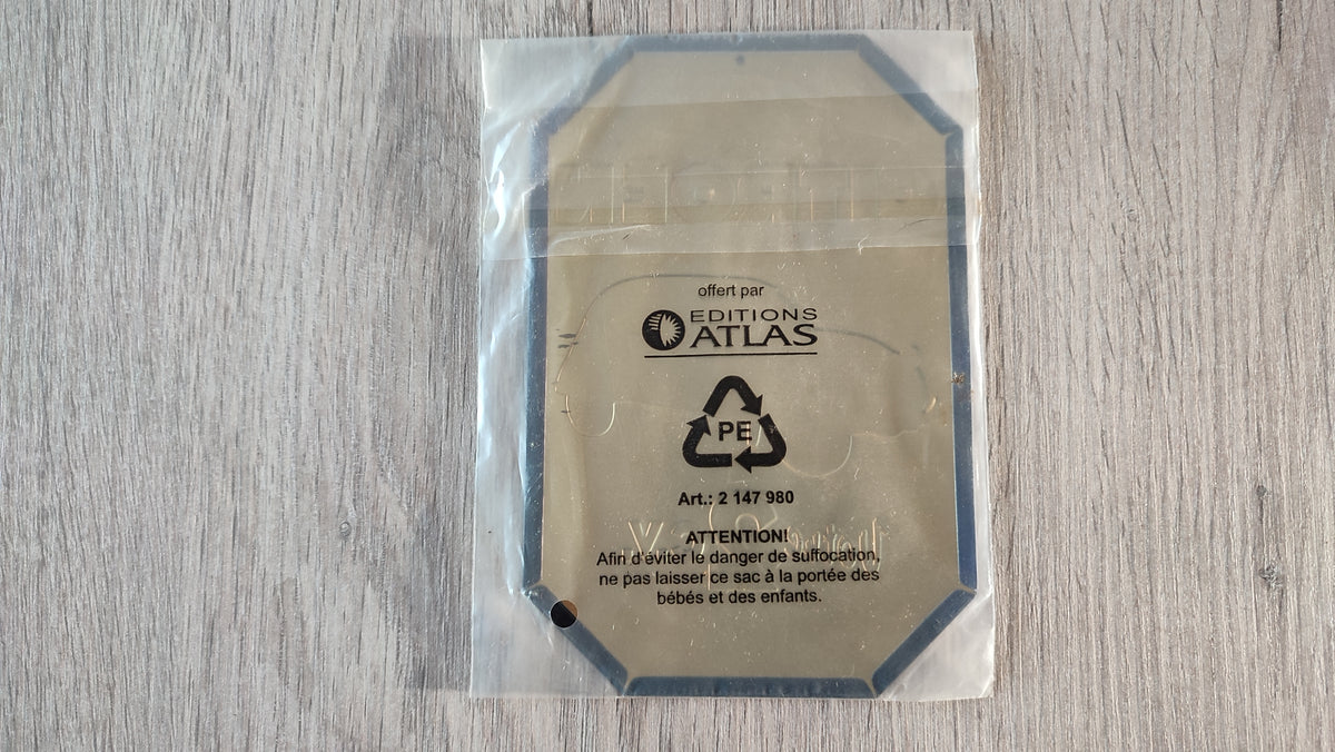 Plaque " Citroën votre 2 cv " Citroën 2CV Charleston 1/8 1/8e 1/8ème Altaya #E74