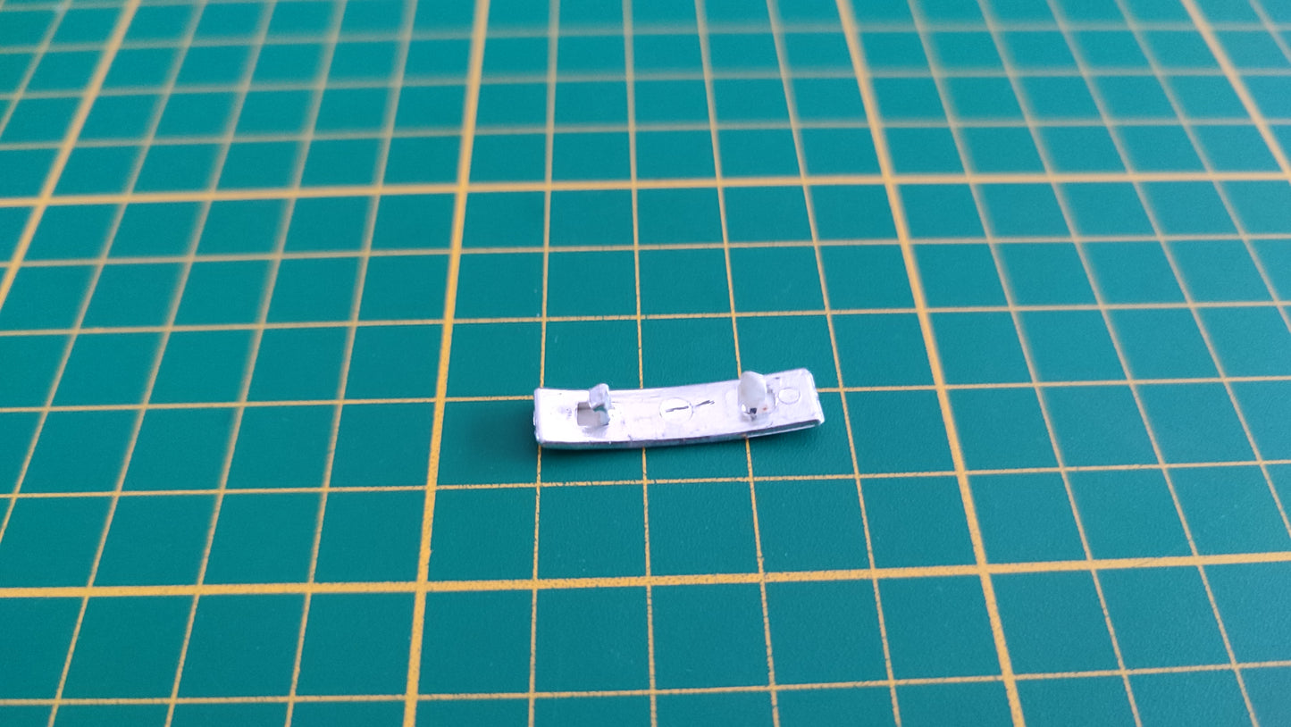 Plaque arrière pièce détachée miniature Maisto Bmw 502 1955 1/18 1/18e 1/18ème #C63