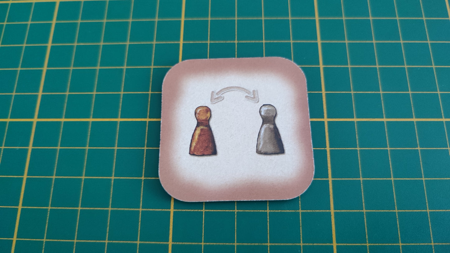 Plaque couloir avec code n°1 pièce détachée jeu de société Labyrinthe 25ème anniversaire Ravensburger #C73