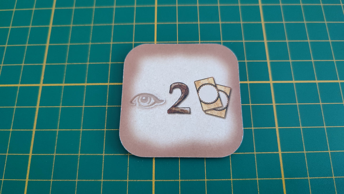 Plaque couloir avec code n°5 pièce détachée jeu de société Labyrinthe 25ème anniversaire Ravensburger #C73