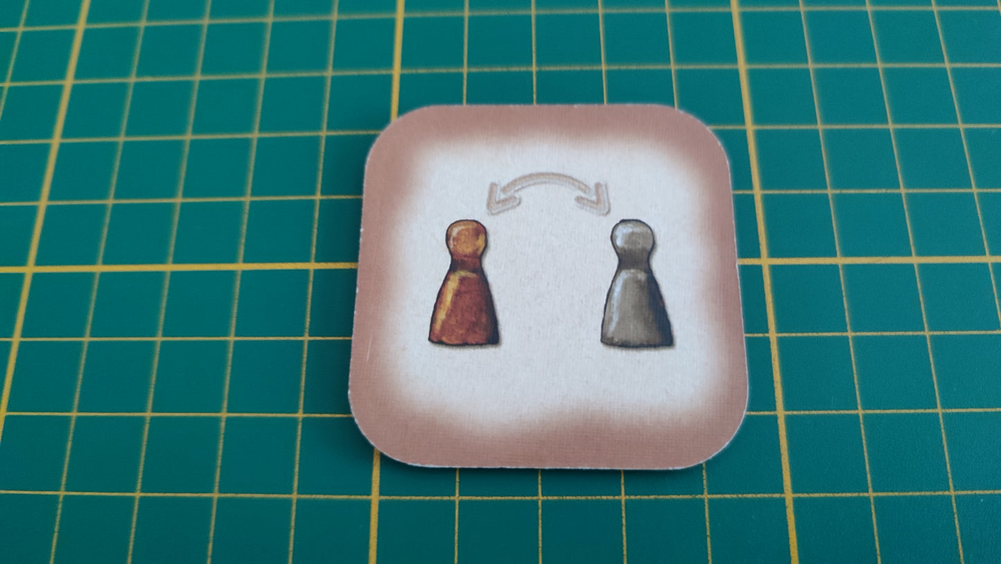 Plaque couloir avec code n°9 pièce détachée jeu de société Labyrinthe 25ème anniversaire Ravensburger #C73