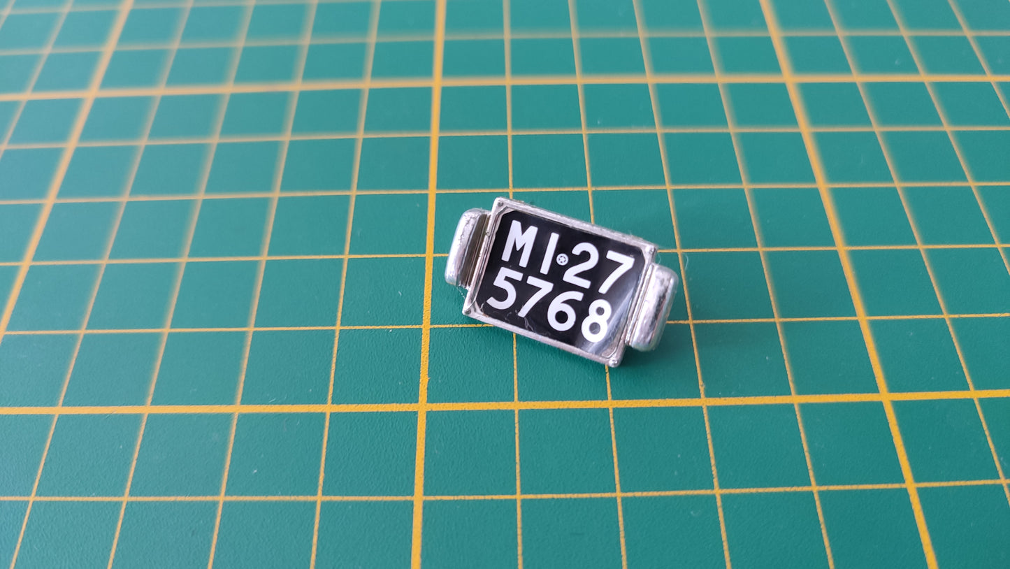 Plaque immatriculation arrière pièce détachée miniature Bburago Burago Lancia Aurelia B24 Spider 1955 1/18 1/18e 1/18ème #B87