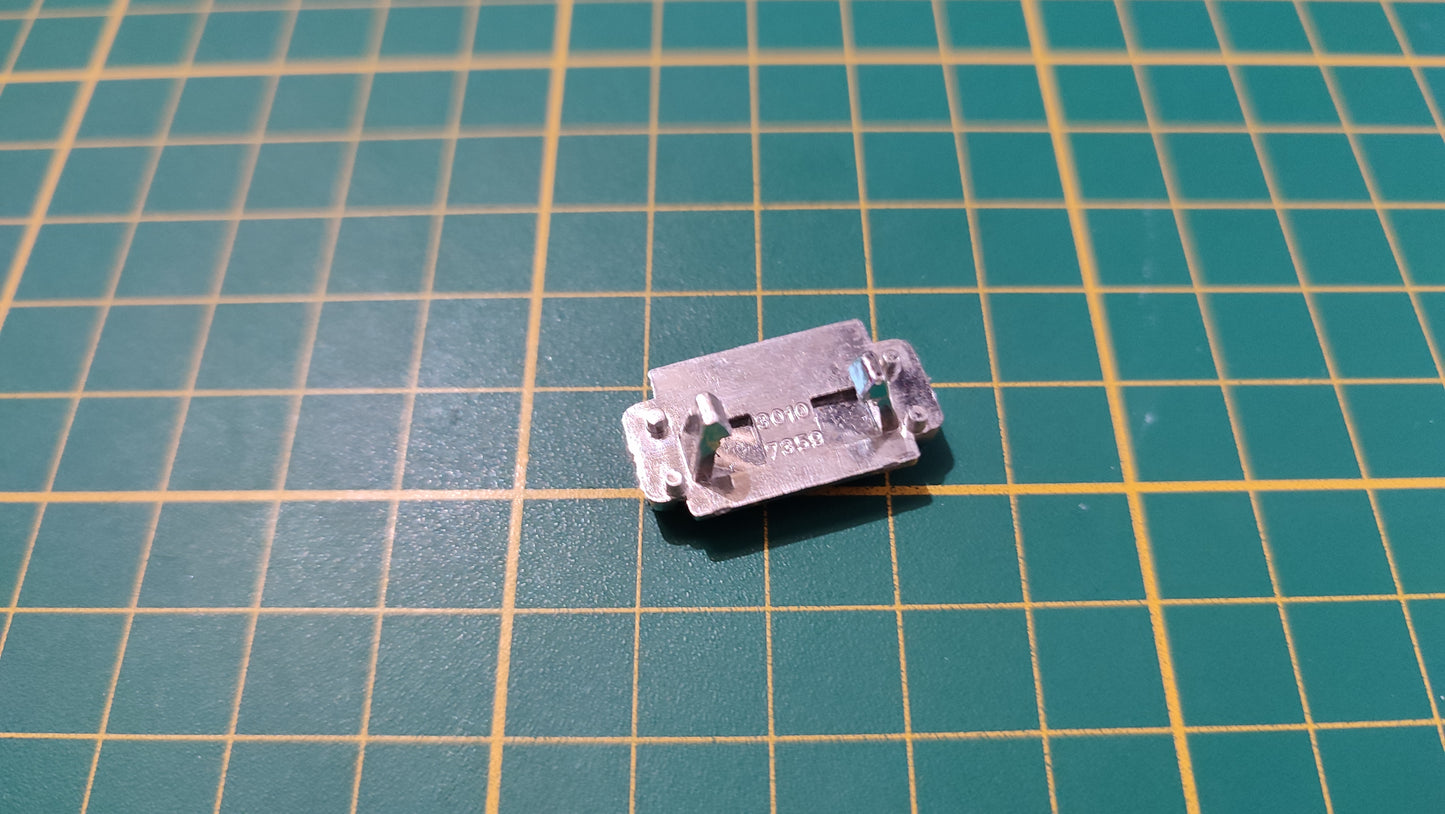 Plaque immatriculation arrière pièce détachée miniature Bburago Burago Lancia Aurelia B24 Spider 1955 1/18 1/18e 1/18ème #C47