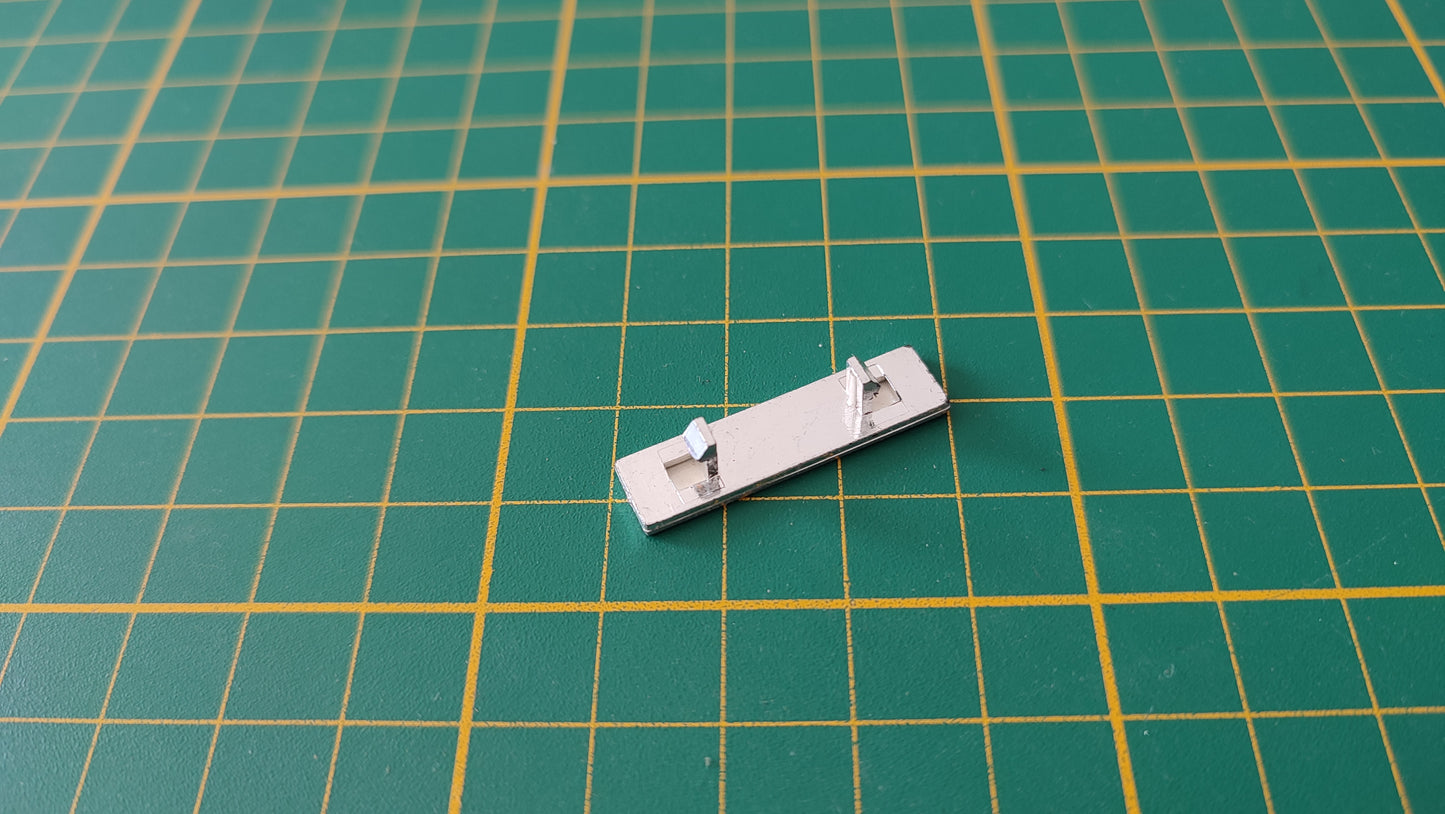 Plaque immatriculation arrière pièce détachée miniature Maisto Bmw 850i 1/18 1/18e 1/18ème #C95