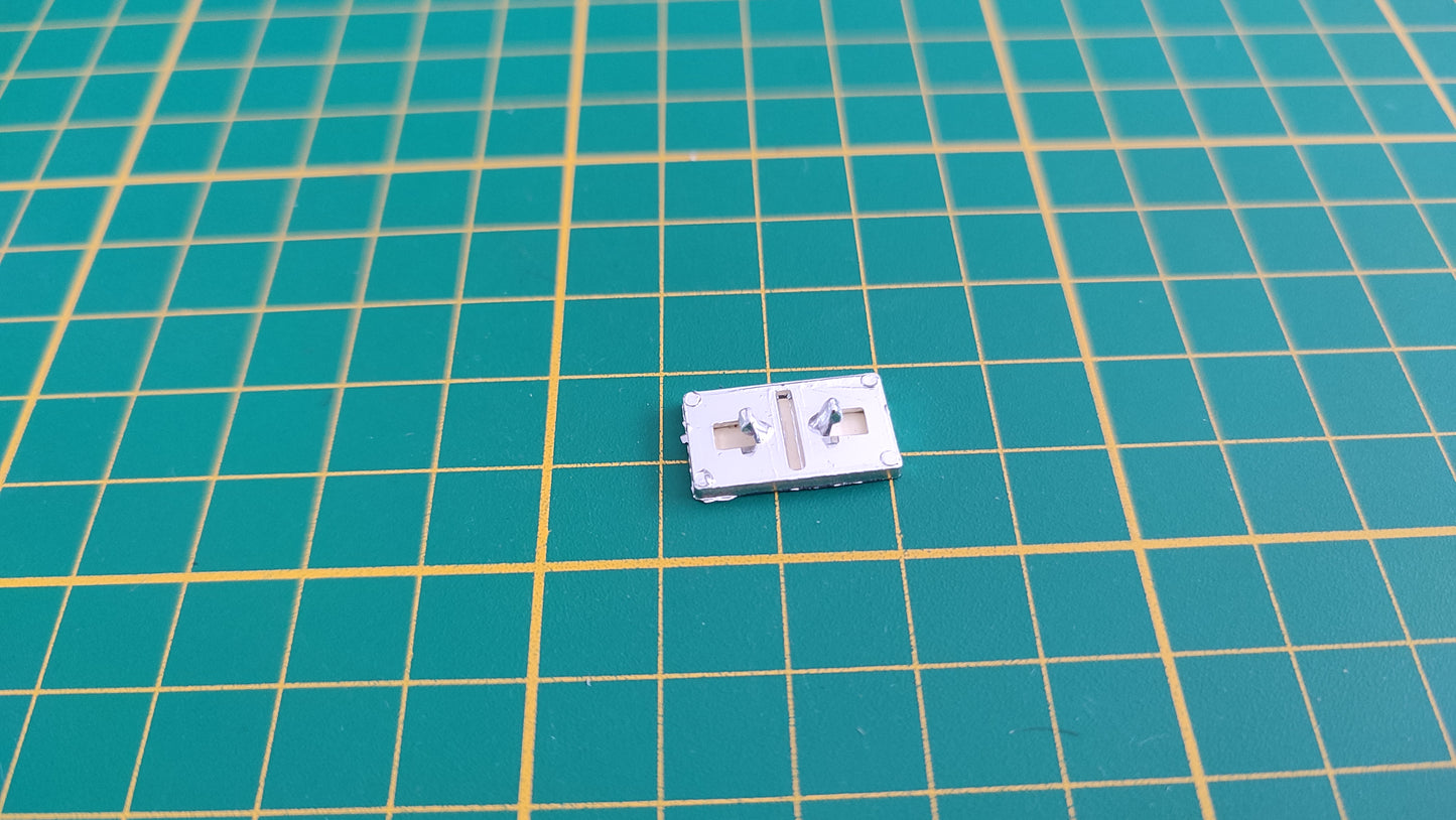 Plaque immatriculation pièce détachée miniature Bburago Burago Ferrari 250 Testa Rossa 1957 1/18 1/18e 1/18ème #C19