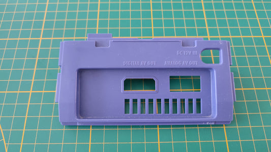 Plasturgie cache arrière 1-4 pièce détachée console de jeux Nintendo Gamecube DOL-001 (EUR) #E01