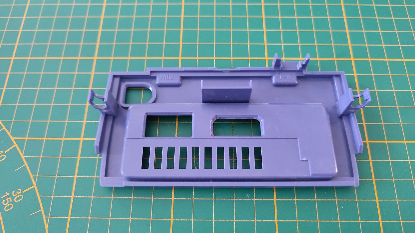 Plasturgie cache arrière 1-4 pièce détachée console de jeux Nintendo Gamecube DOL-001 (EUR) #E01
