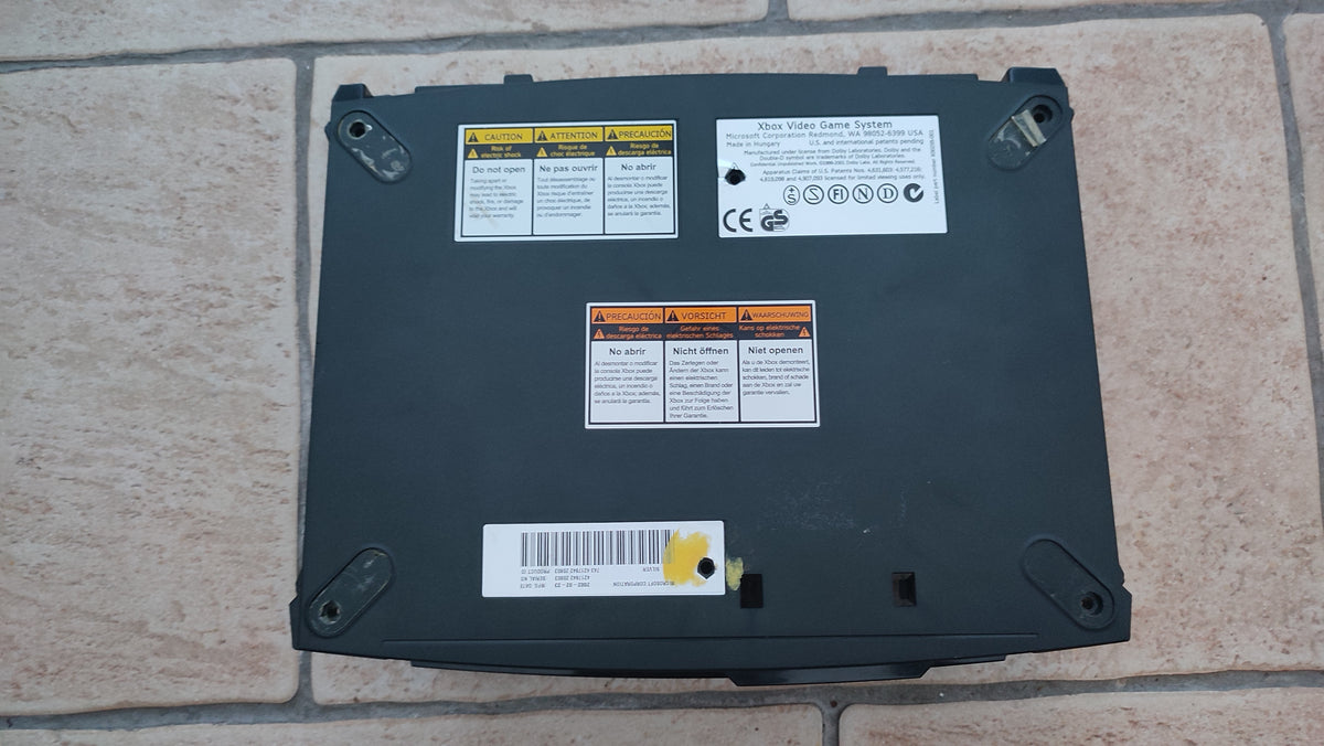 Plasturgie coque inférieure pièce détachée console de jeux Microsoft Xbox 1ère génération #E86